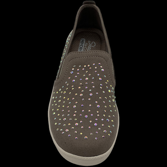 Skechers Rhinestone Slip-On Madison Ave Taupe - Wide - Picture 3 of 4